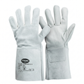 Strahlerhandschuh 5 Finger Leder Gr. 10,5