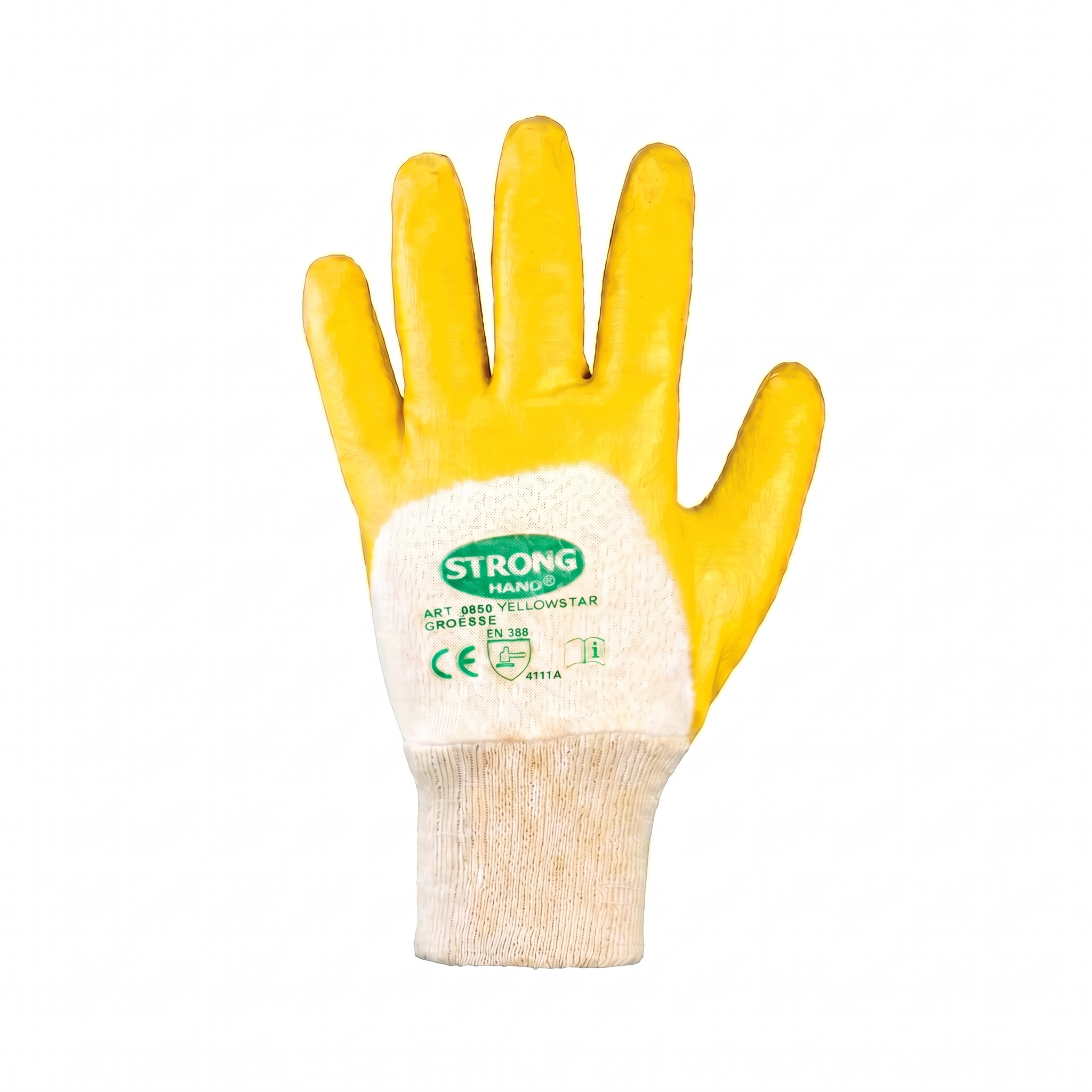 Schutzhandschuh Nitril gelb