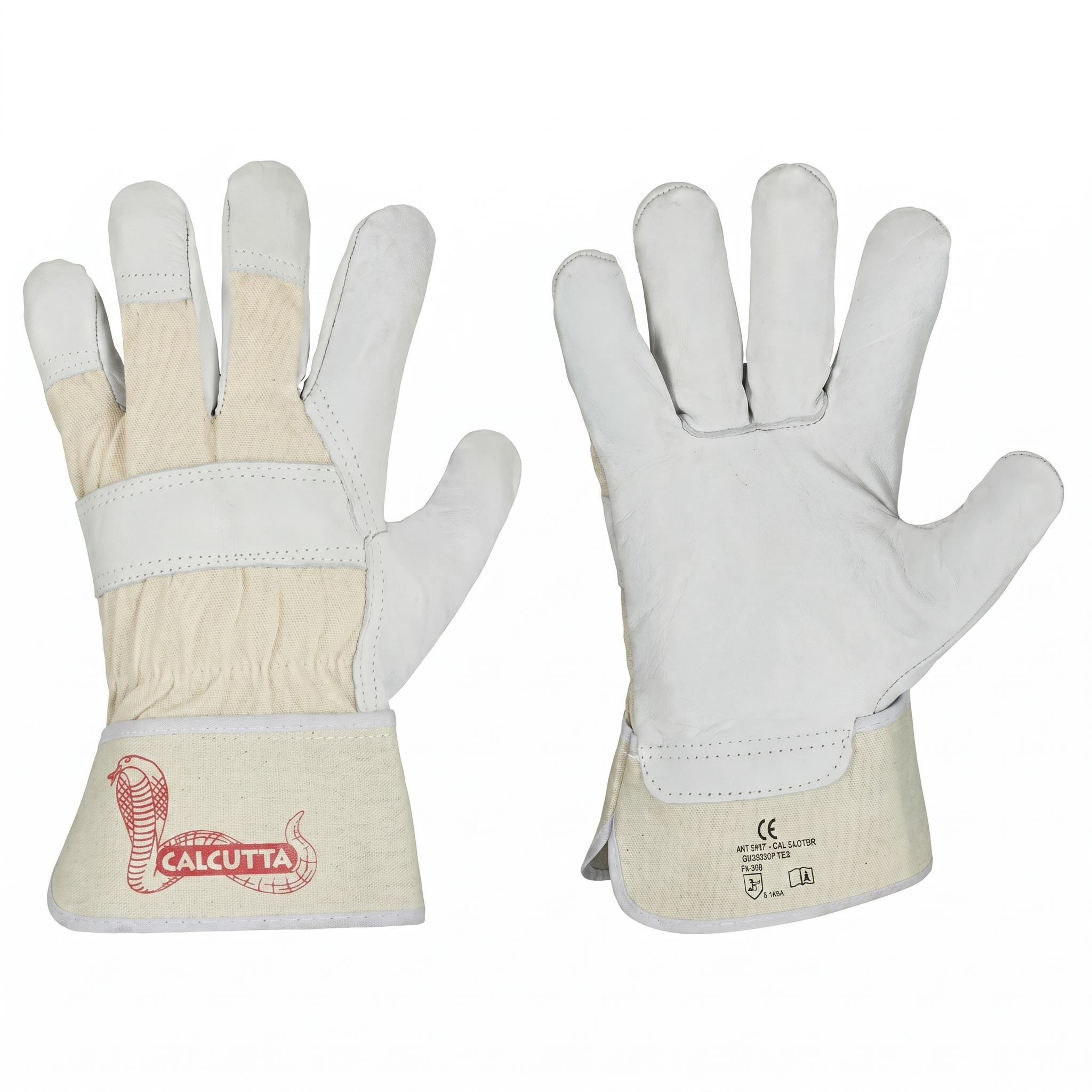 Arbeitshandschuh CAT 2 Rindvollleder Gr. 10,5