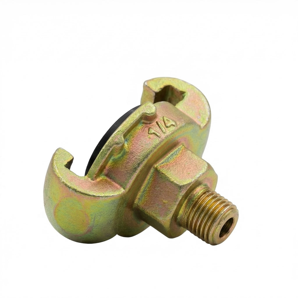 Klauenkupplung G 1/4"AG (KAG14) Temperguss verzinkt