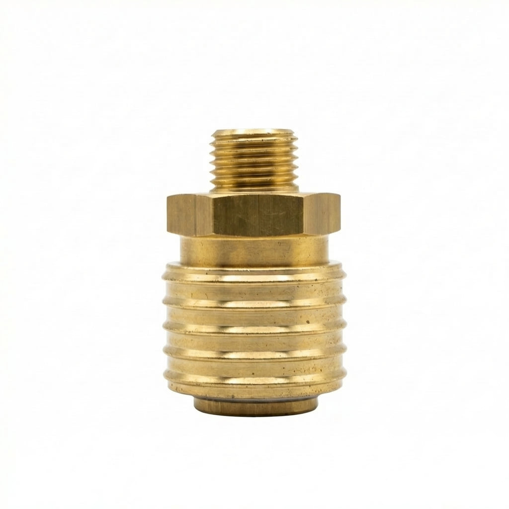Messing Schnellverschlusskupplung G 1/4" AG (NW7,2)