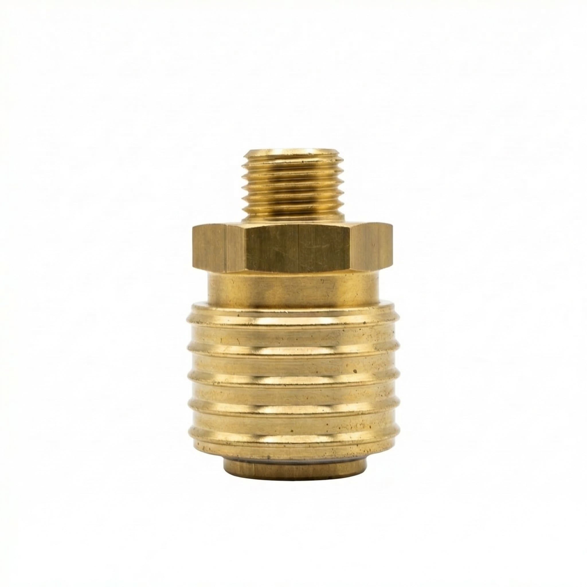 Messing Schnellverschlusskupplung G 1/4" AG (NW7,2)
