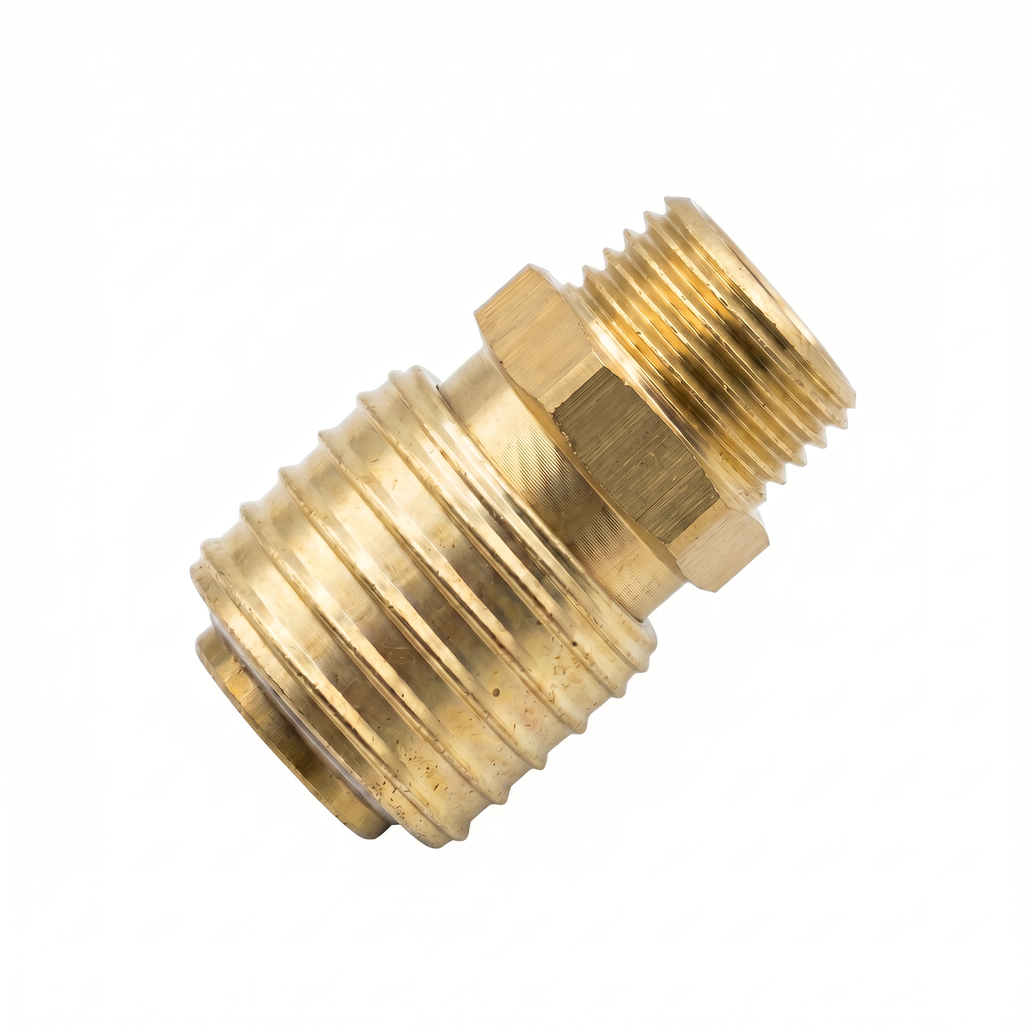 Messing Schnellverschlusskupplung G 1/2" AG (NW7,2)