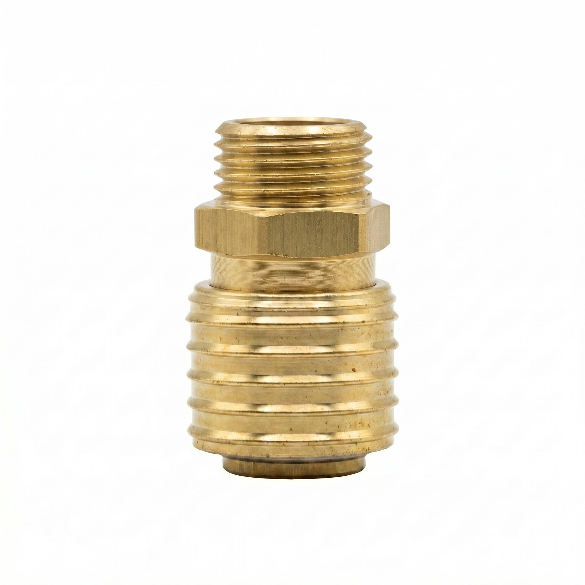 Messing Schnellverschlusskupplung G 1/2" AG (NW7,2)