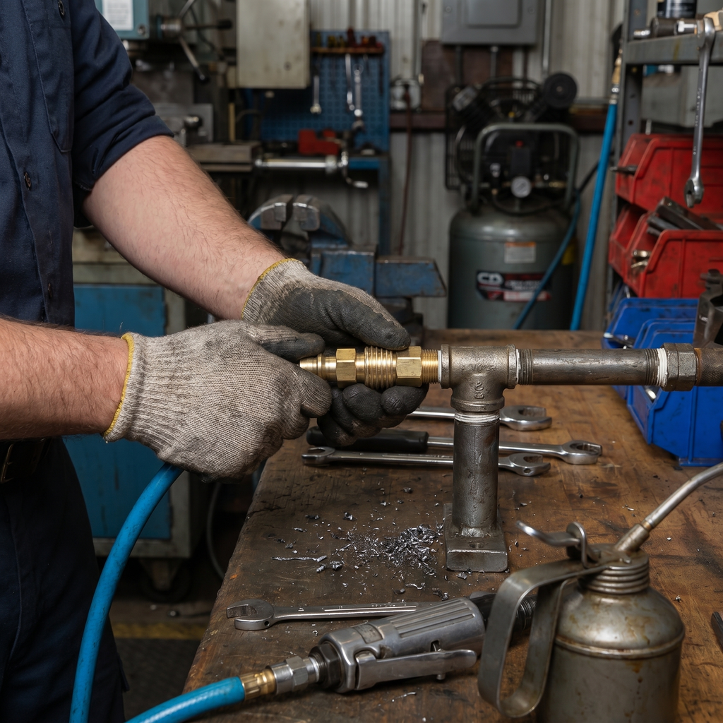 Messing Schnellverschlusskupplung G 1/4" IG (NW7,2)