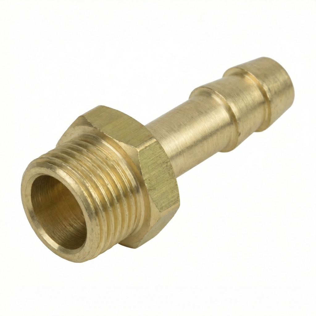 Messing Verschraubungsstück G 1/8" AG für Schlauch LW 6mm
