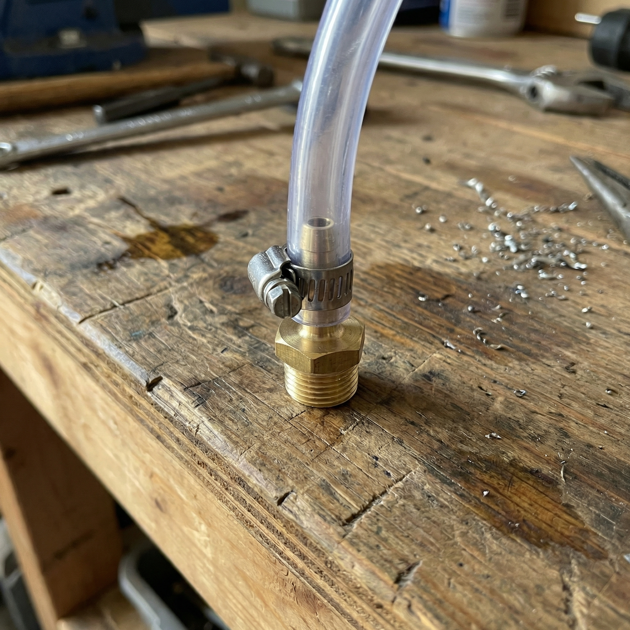 Messing Verschraubungsstück G 3/8" AG für Schlauch LW 9mm