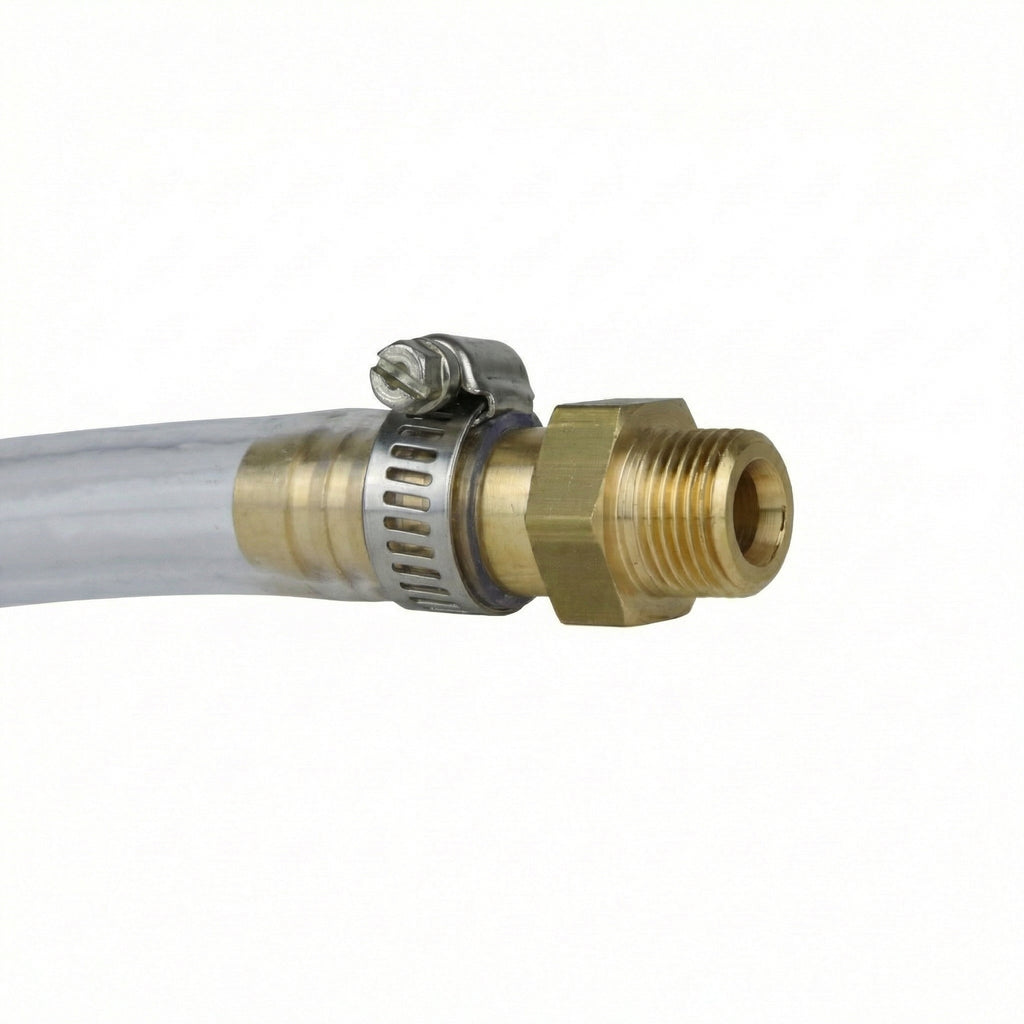 Messing Verschraubungsstück G 1/8" AG für Schlauch LW 9mm