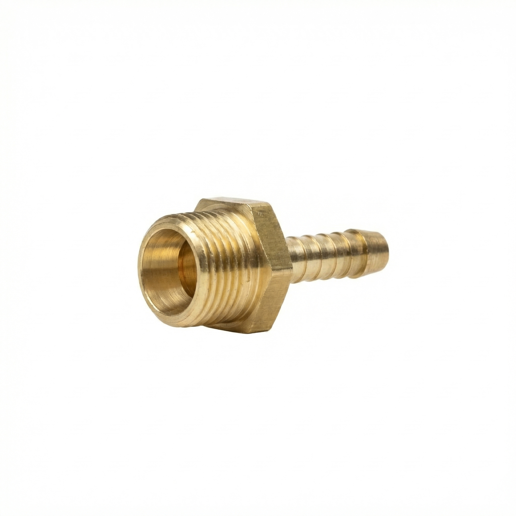 Messing Verschraubungsstück G 3/8" AG für Schlauch LW 6mm