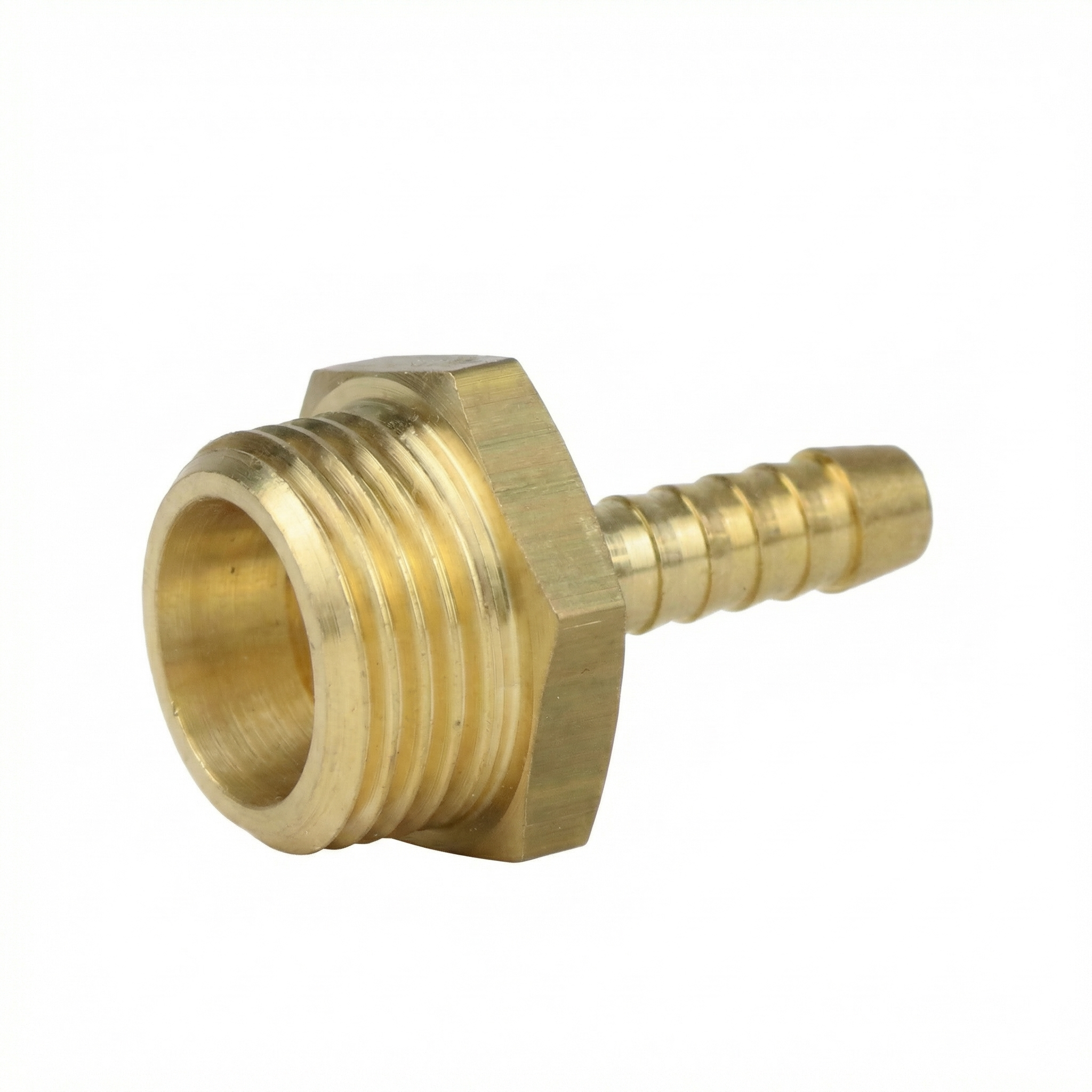 Messing Verschraubungsstück G 1/2" AG für Schlauch LW 6mm
