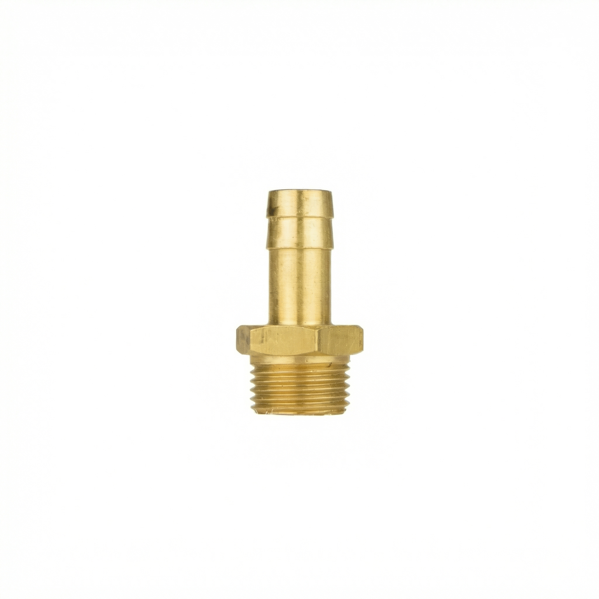 Messing Verschraubungsstück G 1/2" AG für Schlauch LW 13mm