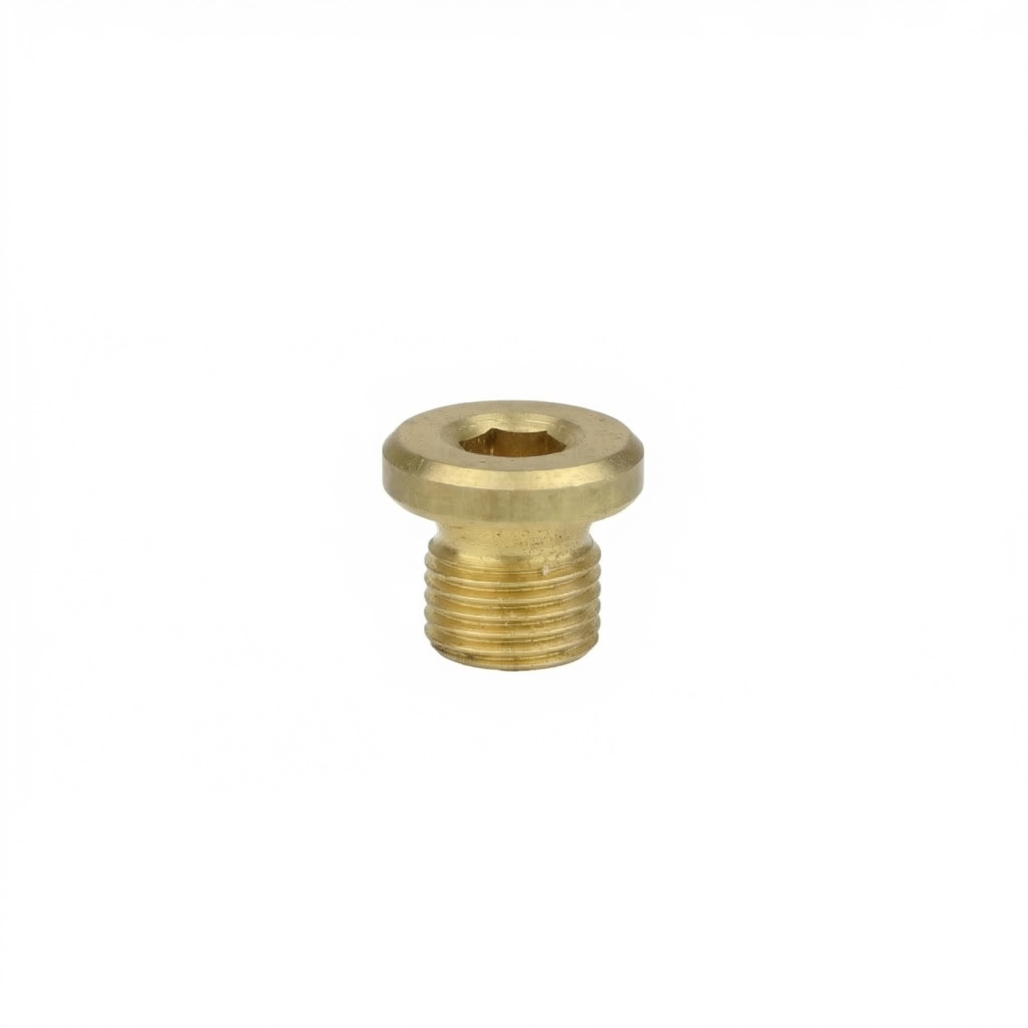 Messing Verschlussschraube 1/8" AG – Innensechskant Stopfen für Druckluft & Pneumatik