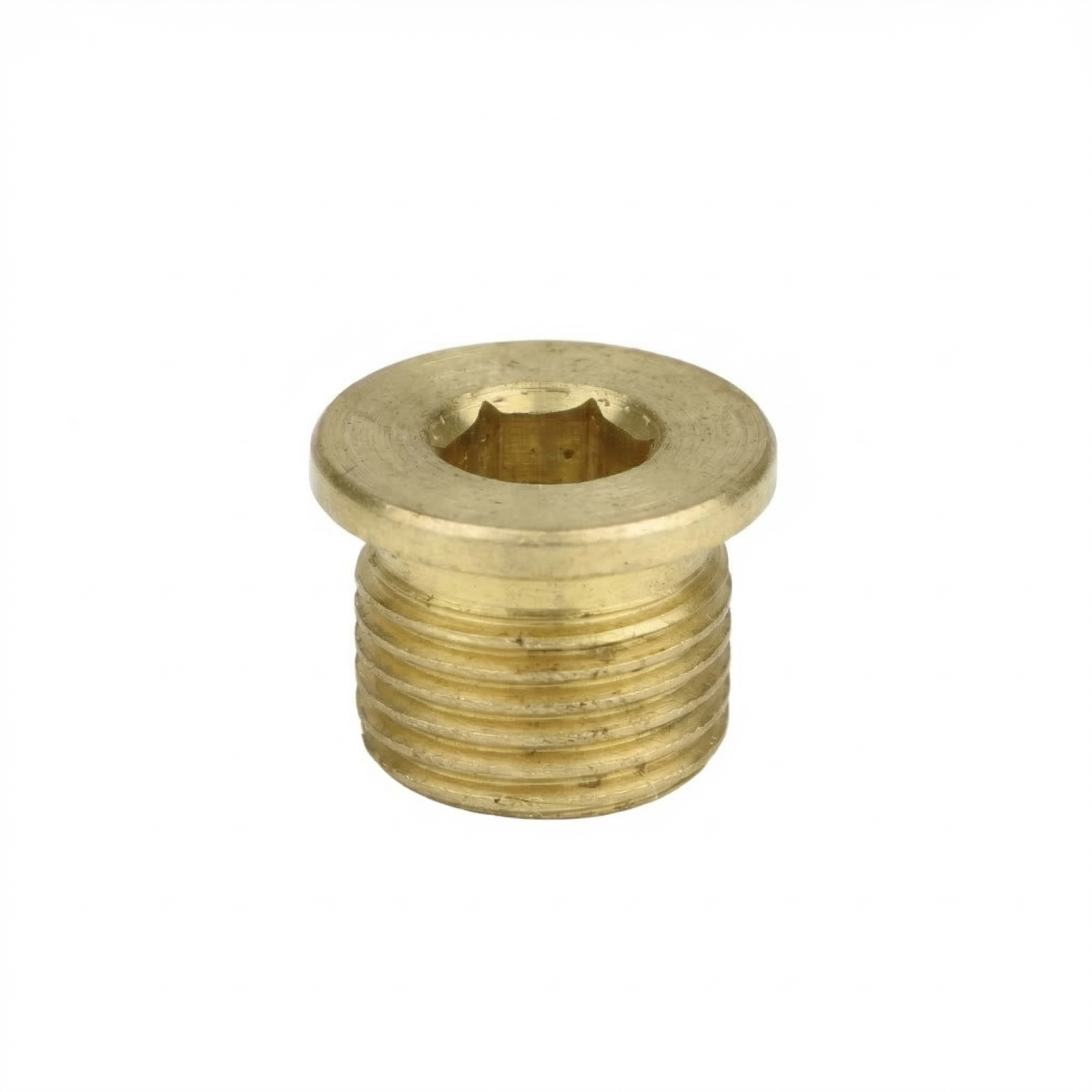 Messing Verschlussschraube 3/8" AG – Innensechskant Stopfen für Druckluft & Pneumatik