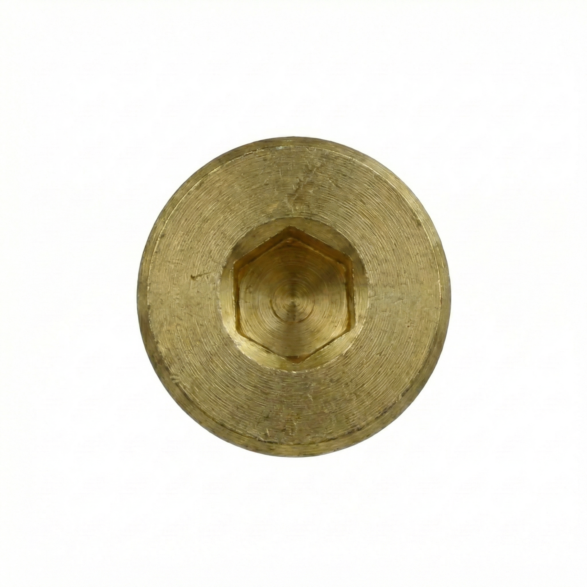 Messing Verschlussschraube 3/8" AG – Innensechskant Stopfen für Druckluft & Pneumatik